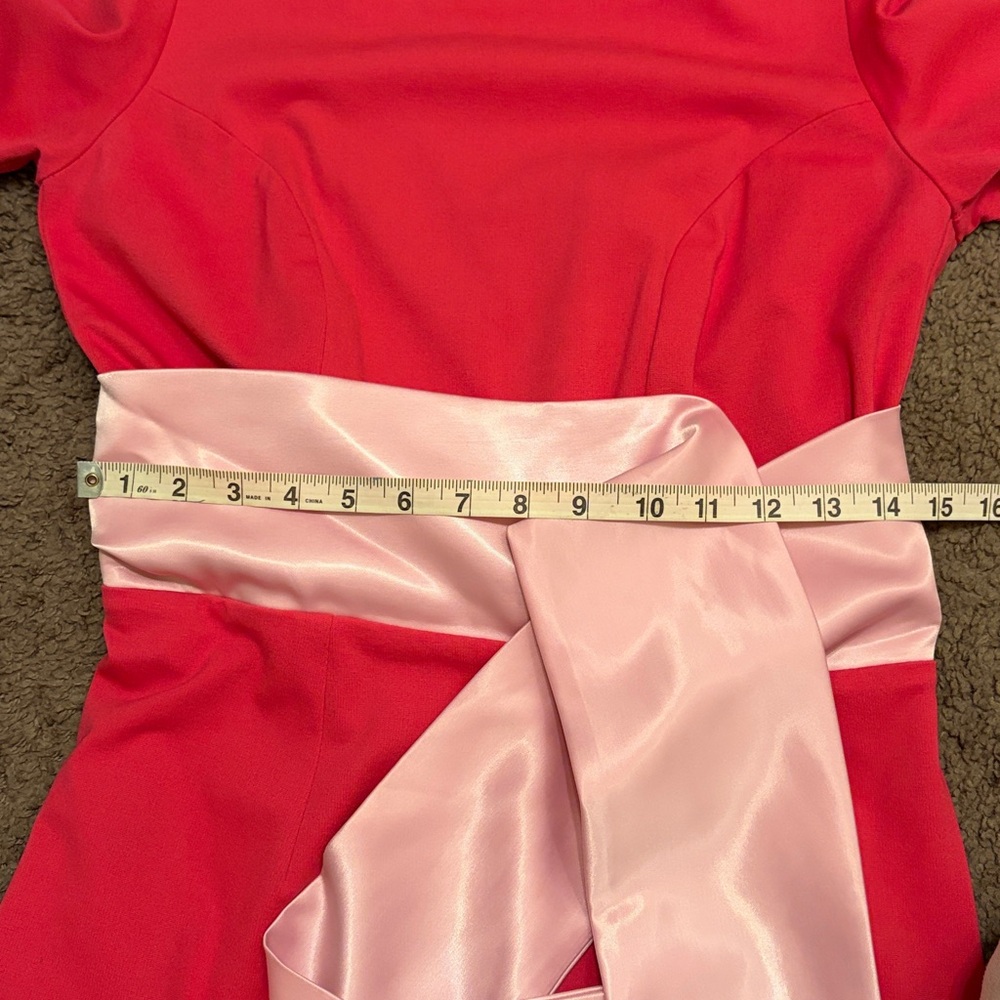 Pinup Couture Vibrant Pink Dress Size XL Stretch Princess Aurora Disney Dapper - Picture 10 of 13